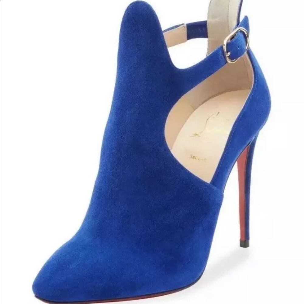 Christian Louboutine CANADADA 100 VEAU VELOURS heels/booties size 9